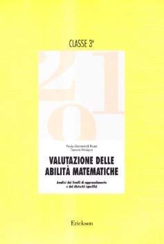 valutazione delle abilit+ matematiche. 3 classe