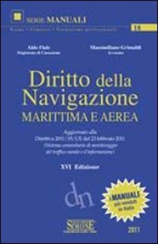 diritto della navigazione marittima e aerea XIII ediz