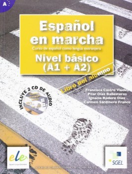 espanol en marcha A1+A2 basico libro +cd