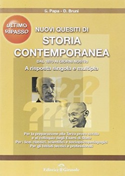 nuovi quesiti di storia contemporanea da 1870 a oggi