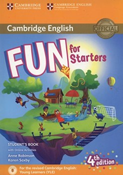 fun for starters students book esp on line + cd