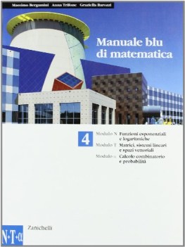 manuale blu di matematica 4 n+t+alfa u fc12