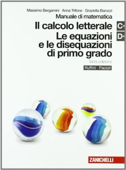 manuale di matematica plus C&amp;D+ ruffini e pacioli calcolo letterale ne08