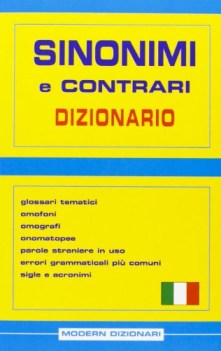 dizionario dei sinonimi e contrari
