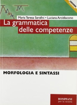 grammatica delle competenze, morfologia