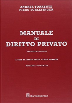 manuale di diritto privato 21ediz.