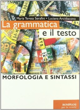 grammatica e il testo, morfologia e sintassi