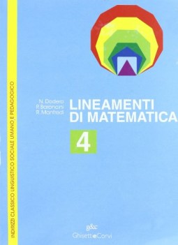 lineamenti di matematica 4 x bn tr.uman.