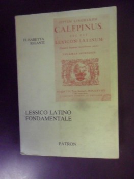 Lessico latino fondamentale