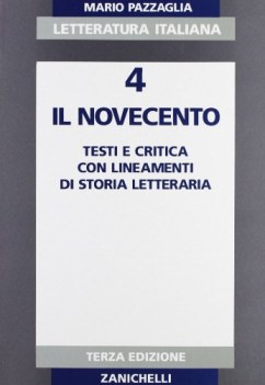 letteratura italiana 4 il novecento