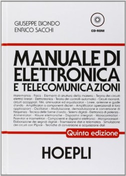 manuale di elettronica e telecomunicazioni +cdrom fc