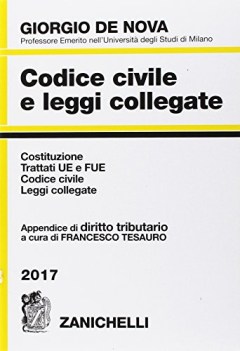 codice civile e leggi collegate 2017 con appendice di diritto tributario