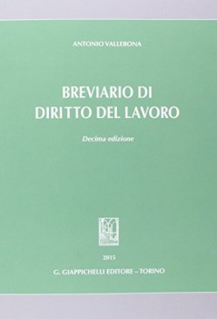 breviario di diritto del lavoro