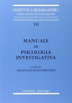 manuale di psicologia investigativa