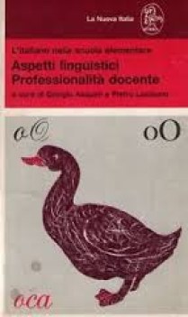 italiano nella scuola elementare aspetti linguistici professionalit del docente