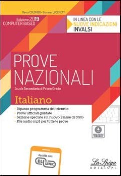 prove nazionali italiano 2019 second. 1 grado