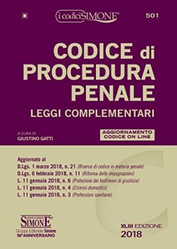 codice di procedura penale e leggi complementari