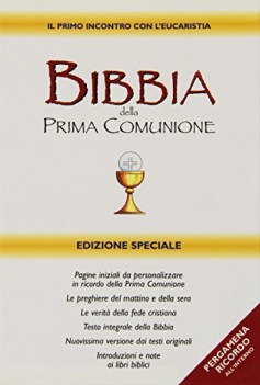 bibbia della prima comunione