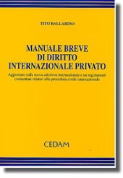 manuale breve di diritto internazionale privato