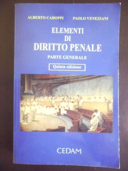 Elementi di diritto penale Parte generale