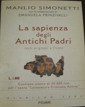 sapienza degli antichi padri