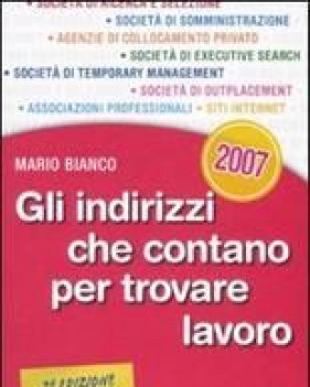 indirizzi che contano per trovare lavoro