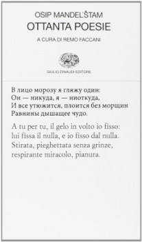 ottanta poesie testo russo a fronte