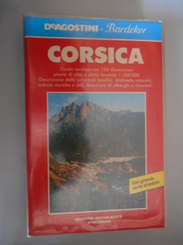 corsica guida con carta stradale baedeker