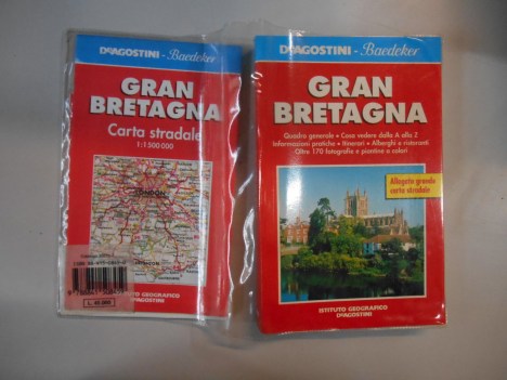 gran bretagna guida con carta stradale baedeker