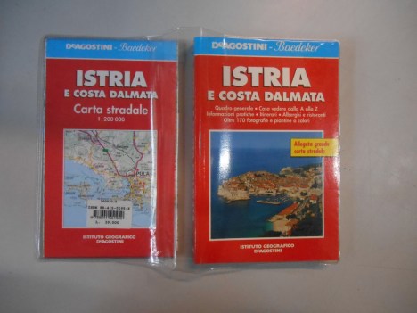 istria e costa dalmata guida con carta stradale baedeker