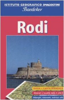 rodi guida con carta stradale baedeker