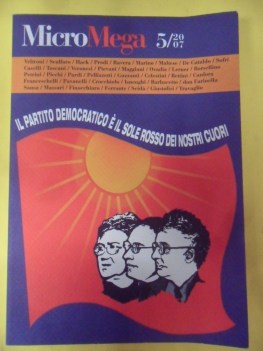 micromega n5 2007 partito democratico sole rosso dei nostri cuori