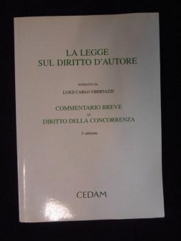 legge sul diritto d\'autore commentario breve al diritto della concorrenza