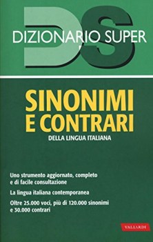 dizionario sinonimi e contrari della lingua italiana