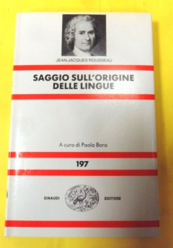 Saggio sull\'origine delle lingue