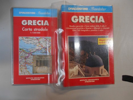 grecia guida con carta stradale baedeker