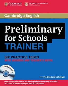cambridge preliminary english test for schools trainers + 3cd