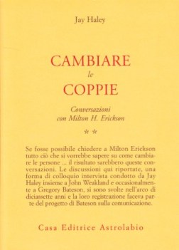 cambiare le coppie con versazioni con erickson