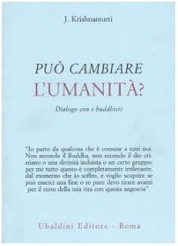pu cambiare l\'umanit dialogo con i buddhisti