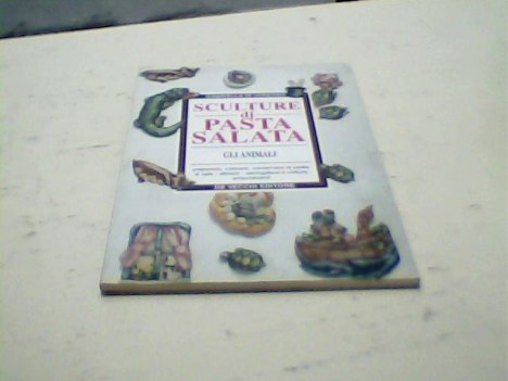 sculture di pasta salata gli animali