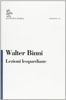 lezioni leopardiane (fuori catalogo)