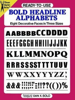 ready to use bold headline alphabets