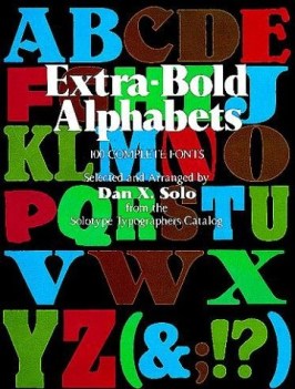 extra-bold alphabets 100 complete fonts