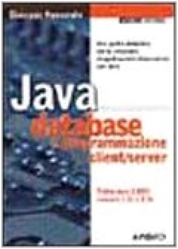 Java database e programmazione client/server