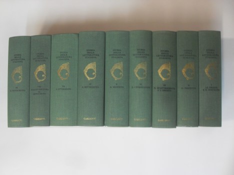 storia della letteratura italiana 9 volumi
