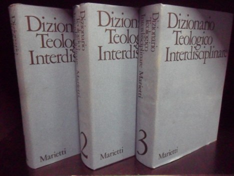 Dizionario teologico interdisciplinare 3 volumi completo