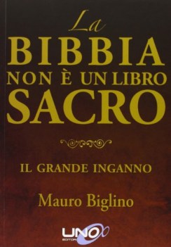 bibbia non  un libro sacro.