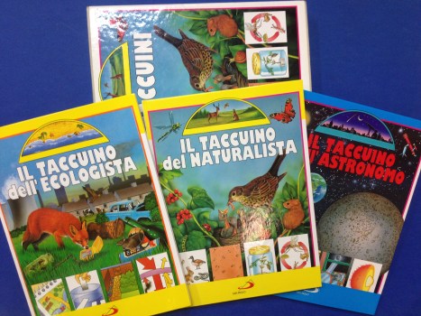 taccuini. il taccuino dell\'ecologista, dell\'astronomo, del naturalista.