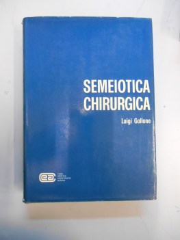 semeiotica chirurgica 1 EDIZIONE