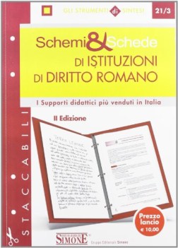 schemi e schede di istituzione di diritto romano 21/3